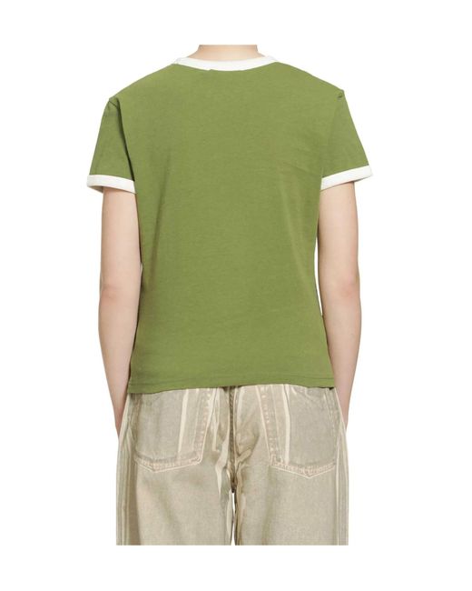 Acne Green Short-Sleeved T-Shirt