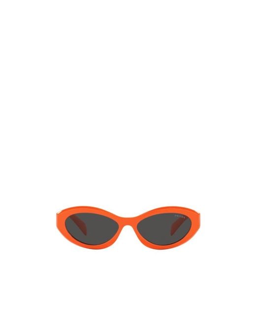 Prada Orange Eyewear Cat-Eye Sunglasses