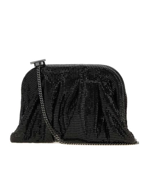 Benedetta Bruzziches Black Single-Shoulder Clutch