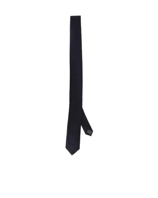 Dolce & Gabbana White Logo Patch Tie for men