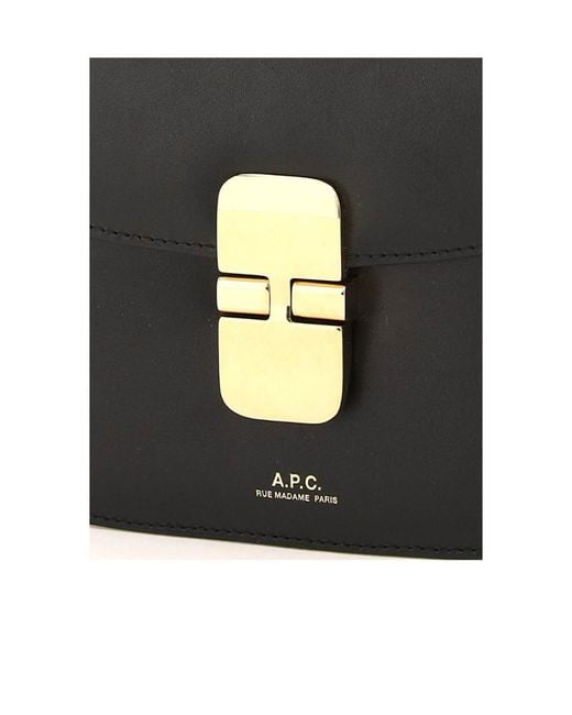 A.P.C. White Grace Mini Shoulder Bag