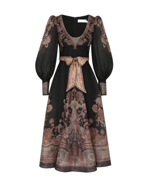 Zimmermann Black Dress