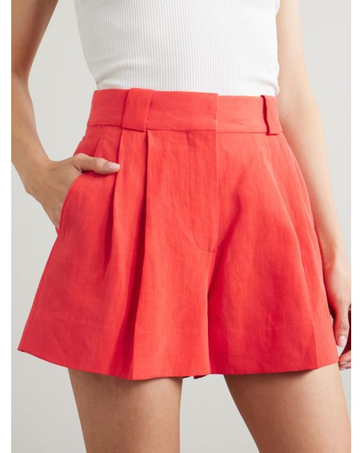 Blazé Milano Red Belt Loop Shorts