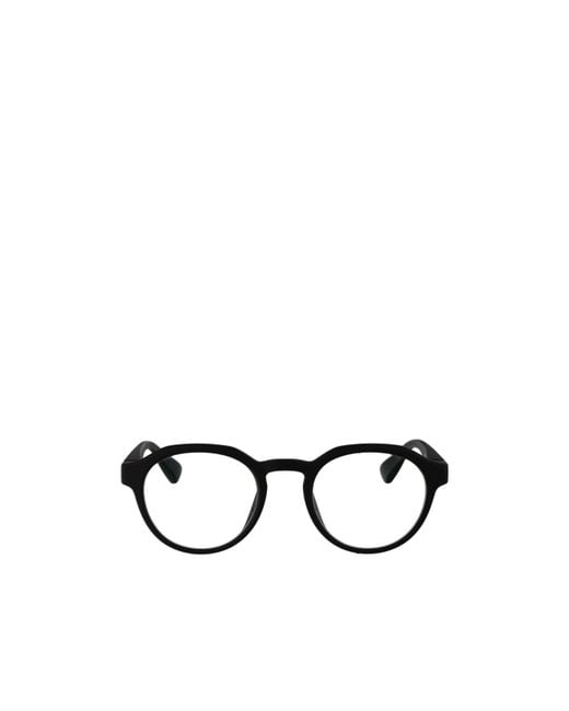 Mykita White Round Frame Glasses for men