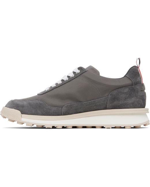 Thom Browne Gray Alumni Sneakers for men