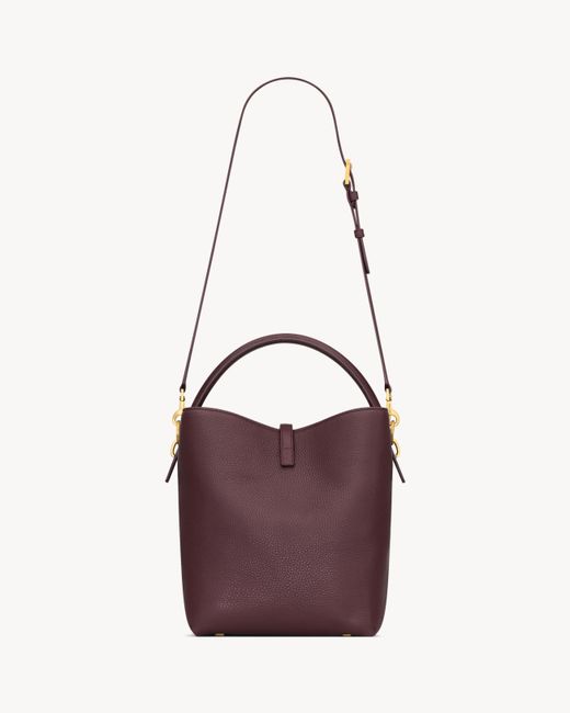 Saint Laurent Purple Le 37 Supple Bucket Bag