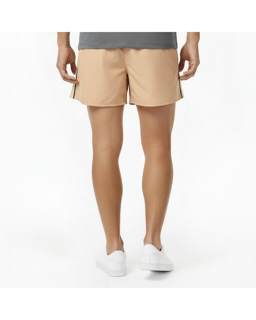 Lacoste Natural Elastic Waistband Athletic Shorts for men