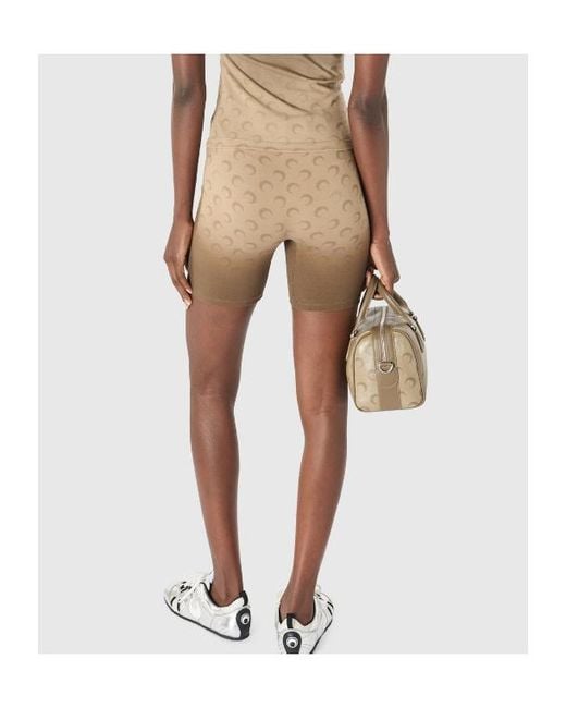 MARINE SERRE Natural Moon Pattern Shorts