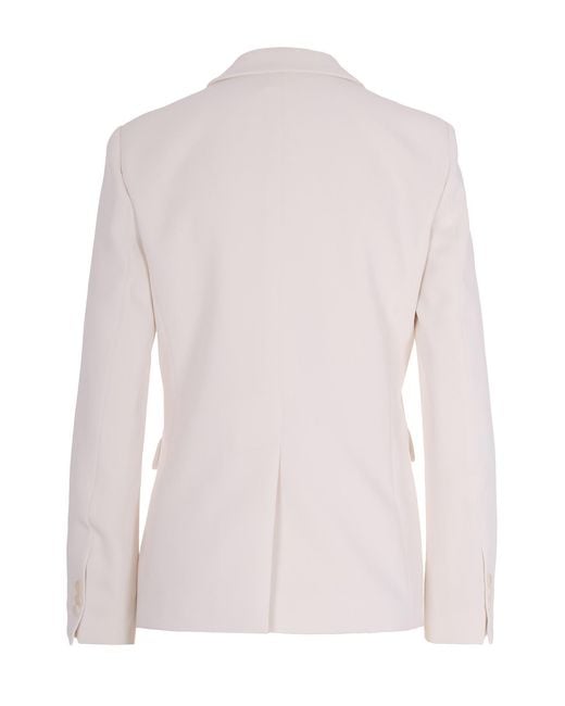 P.A.R.O.S.H. White Long-Sleeved Suit Jacket