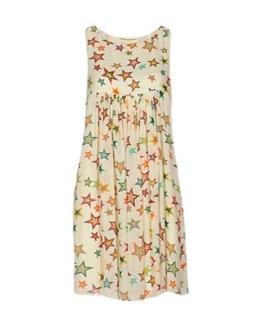 Saint Laurent Metallic Colorful Sleeveless Dress
