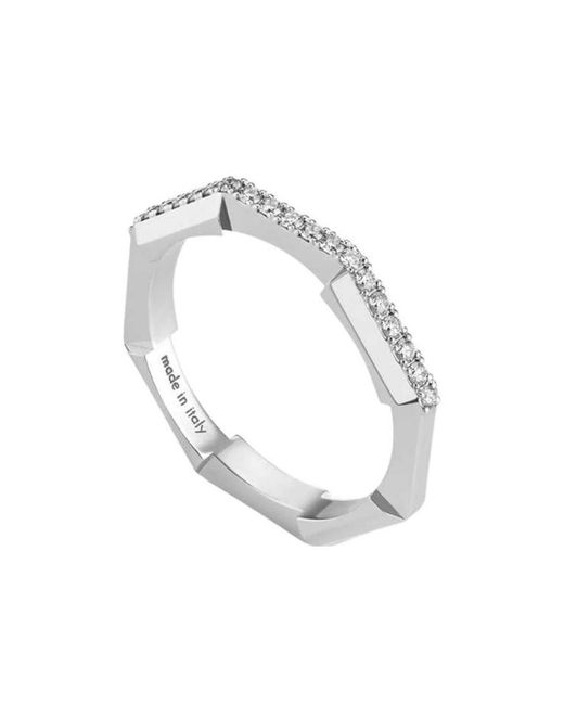 Gucci Metallic Diamond Nail Ring