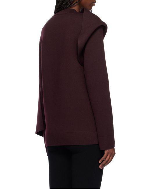 Courreges Purple Long-Sleeved Pullover