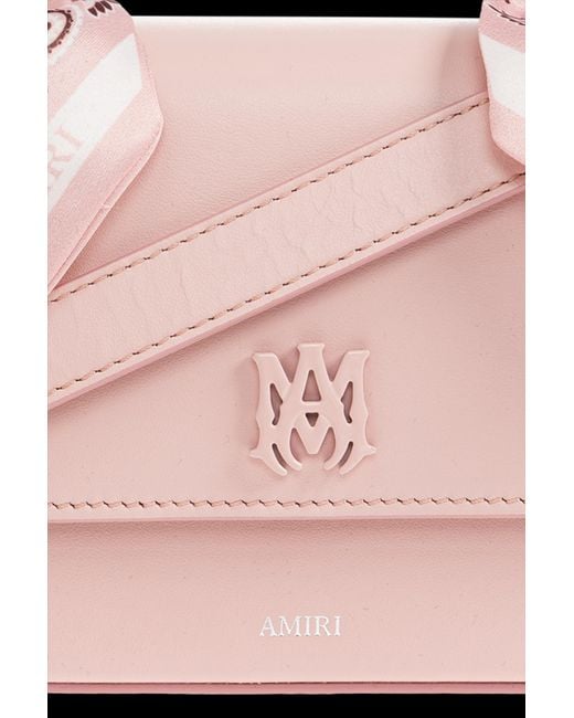Amiri Pink Flap Shoulder Bag