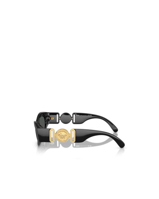 Versace Multicolor Medusa Head-Plaque Sunglasses