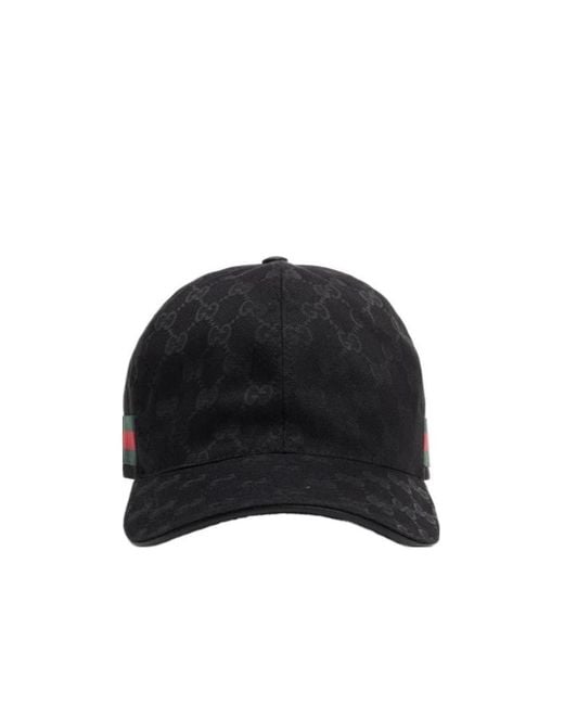 Gucci Black Original Gg Baseball Cap for men