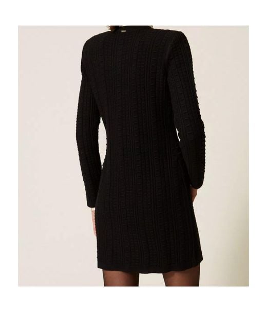 Twinset Black Twin-Set Dresses