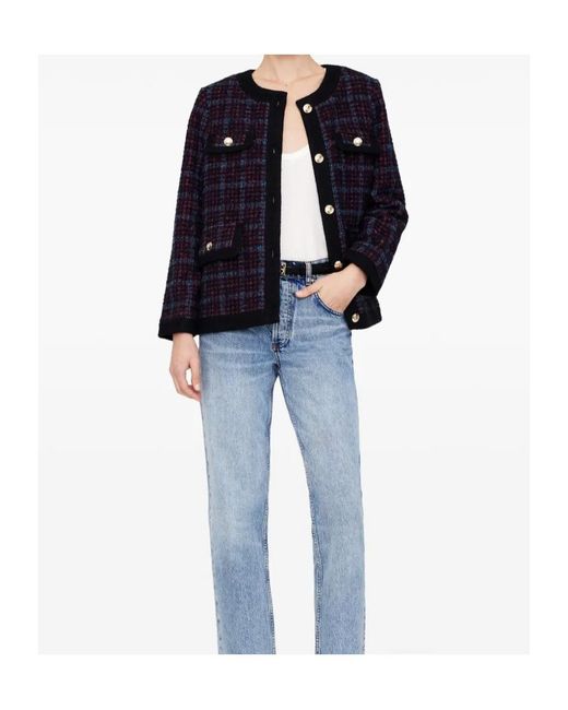 Anine Bing Blue Lydia Jacket
