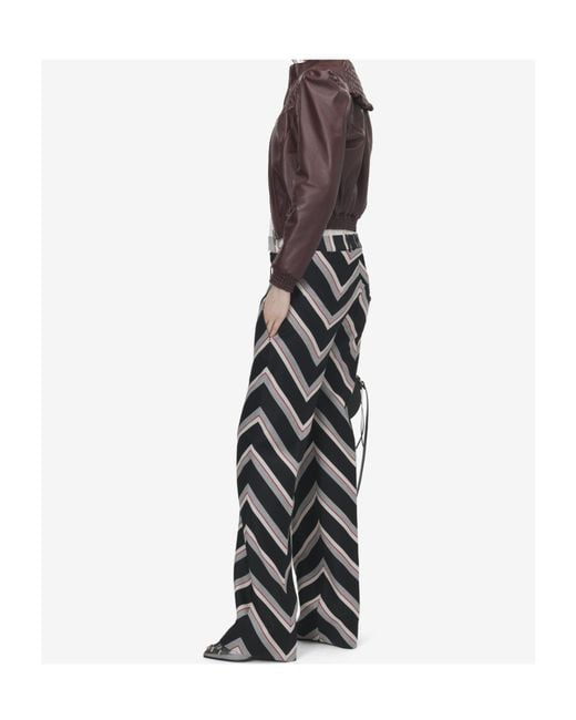 McQueen Brown Smocking Leather Jacket