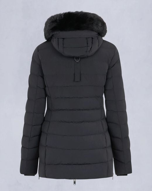 Moose Knuckles Black Roselawn 5 Hooded Down Jacket