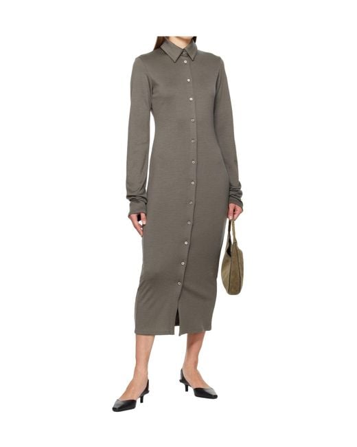 Rier Gray Polar Midi Dress