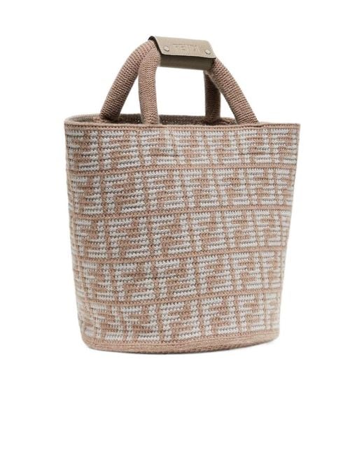Fendi Multicolor Ff Cashmere Bag for men
