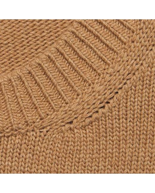 Gucci Natural Logo Intarsia Crewneck Knit Sweater
