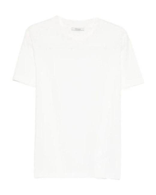 Entire studios White Crewneck T-Shirt for men