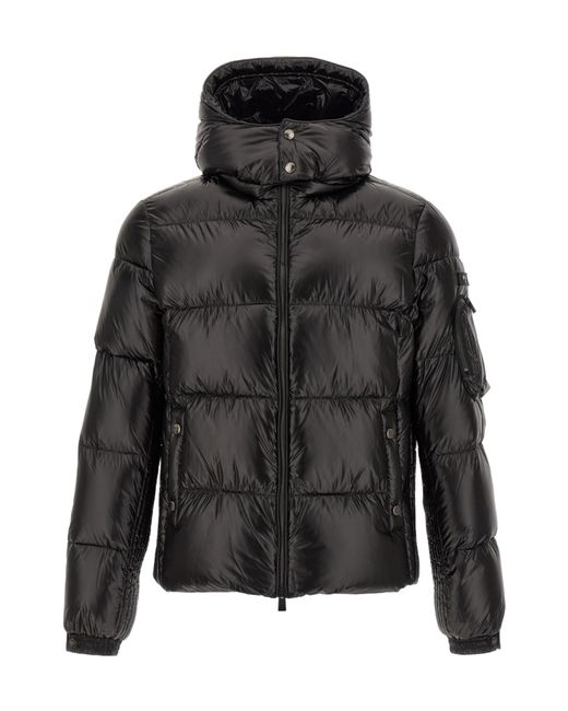 Tatras Black Quilted Hooded Down Jacket for men