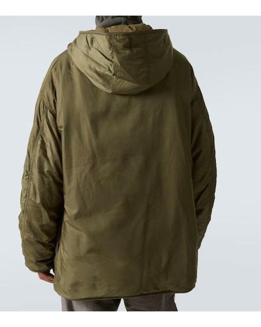 Visvim Green Greely Corps Reversible Down Parka for men