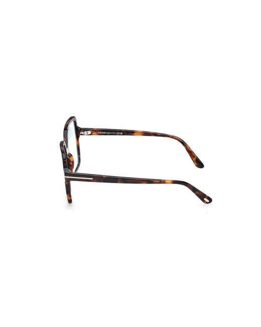 Tom Ford White Eyewear Square Frame Glasses