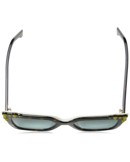Fendi White Square Sunglasses