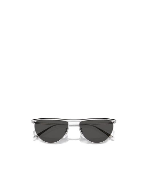 Oliver Peoples White 1984C Round Frame Sunglasses