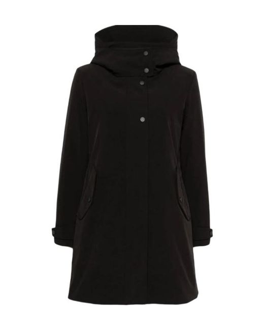 Woolrich Black Hooded Parka