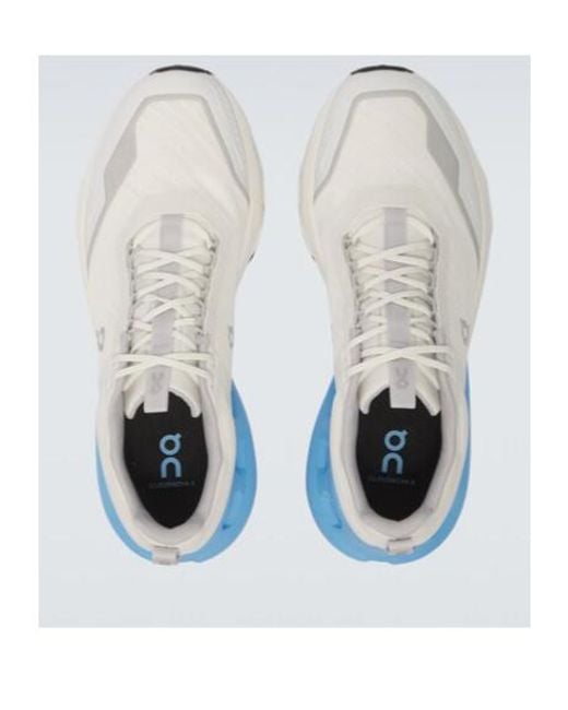 On Shoes White Cloudnova X Running Shoes for men