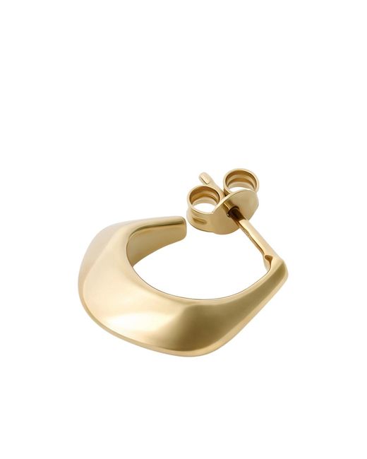 Lemaire Metallic Geometric Hoop Earring