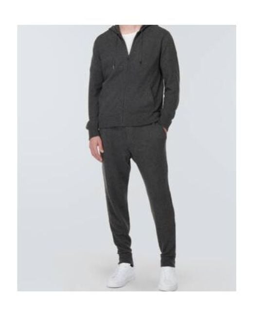 Ralph Lauren Gray Drawstring Waistband Sweatpants for men