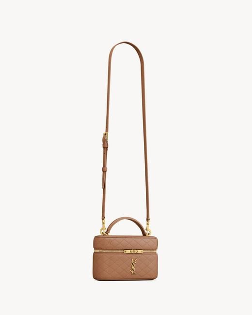 Saint Laurent White Gaby Vanity Bag