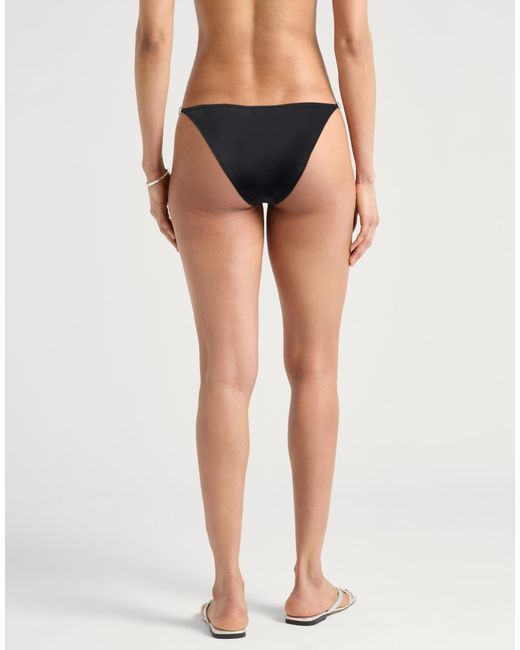 DIESEL Black Solid Color Stretch Bikini