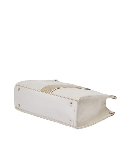 Liu Jo Natural Medium Jacquard Bag
