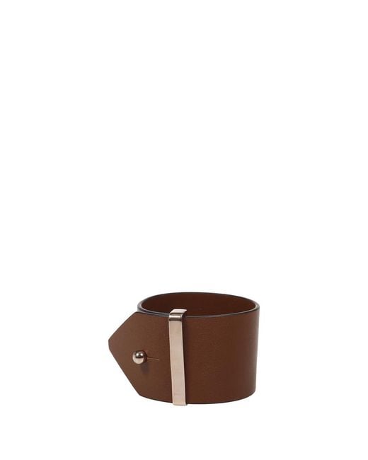 Max Mara Brown Tavola Cuff Bracelet