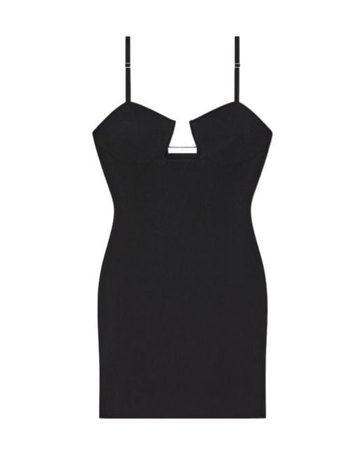 Givenchy Black Cutaway Mini Dress