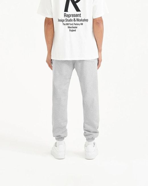 Represent Brown Elastic Waist Sweatpants for men