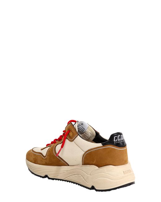 Golden Goose Deluxe Brand Pink Running Sole Suede Sneakers for men
