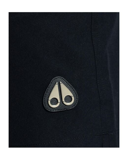 Moose Knuckles Blue Drawstring Swim Shorts for men
