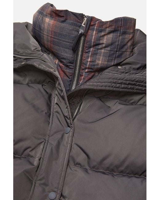 Acne Gray Zip Plaid Jacket