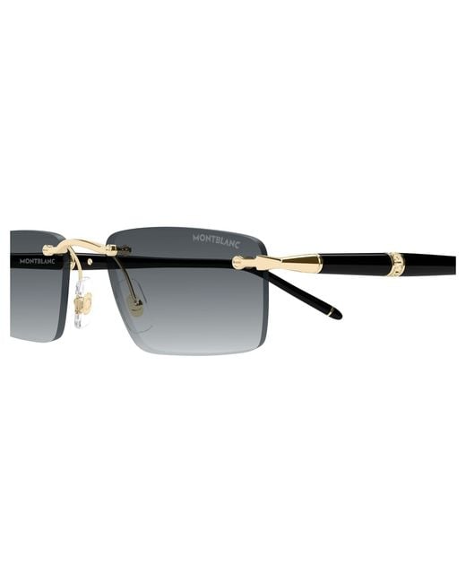 Montblanc Multicolor Eyewear Rectangle Frame Sunglasses for men