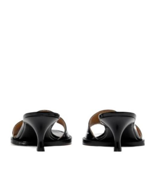 Maison Margiela Black Tabi City Sandal