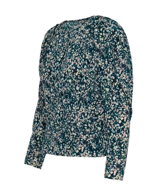 Isabel Marant Green Logo Blouse