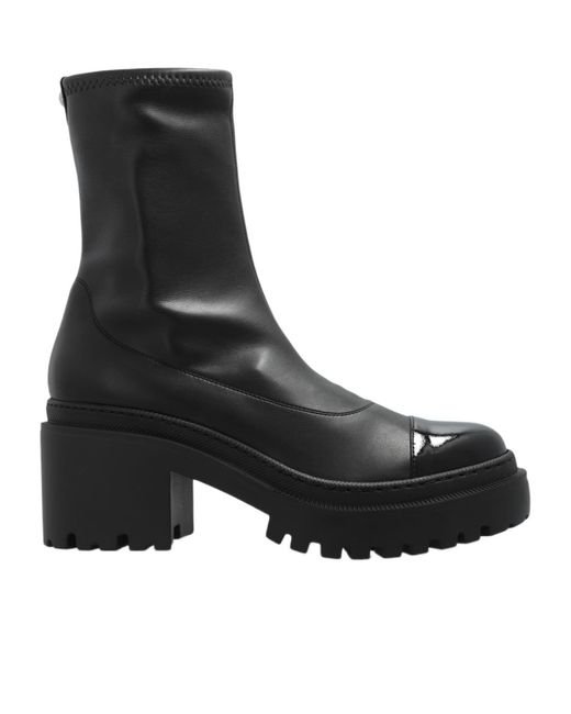 Giuseppe Zanotti Black Vicentha 75Mm Leather Ankle Boots