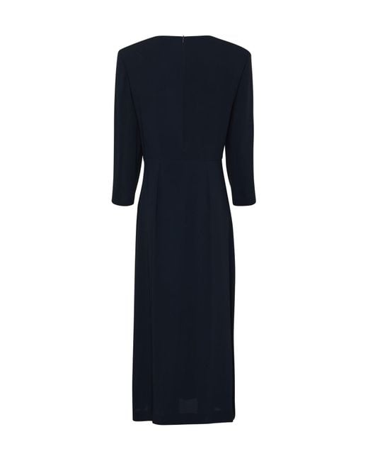 The Row Blue Round Neck Dress